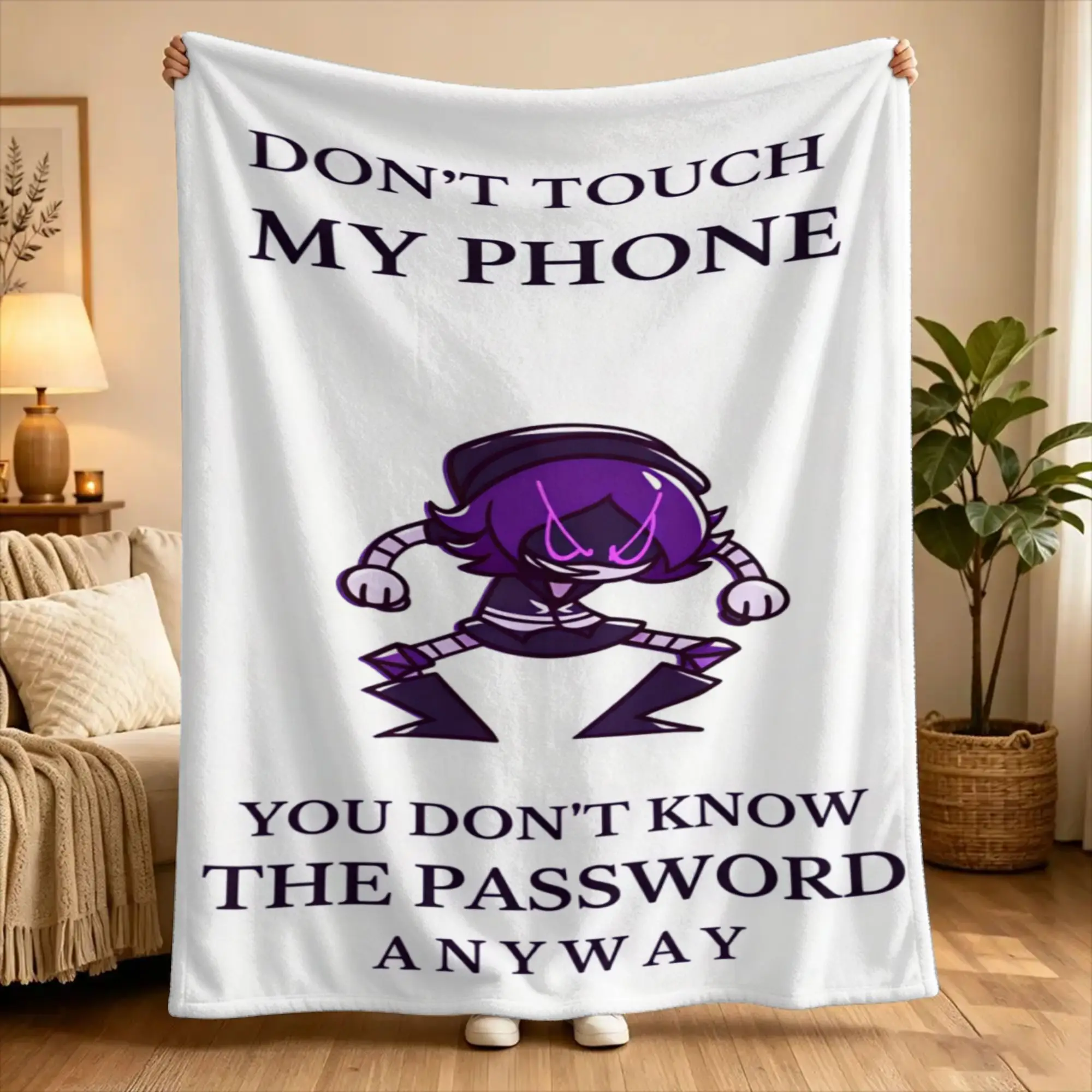 Murder Drones Uzi Doorman  Blanket Quality Soft  Throw Blanket Autumn Airplane Travel Couch Chair Comfortable Bedspread