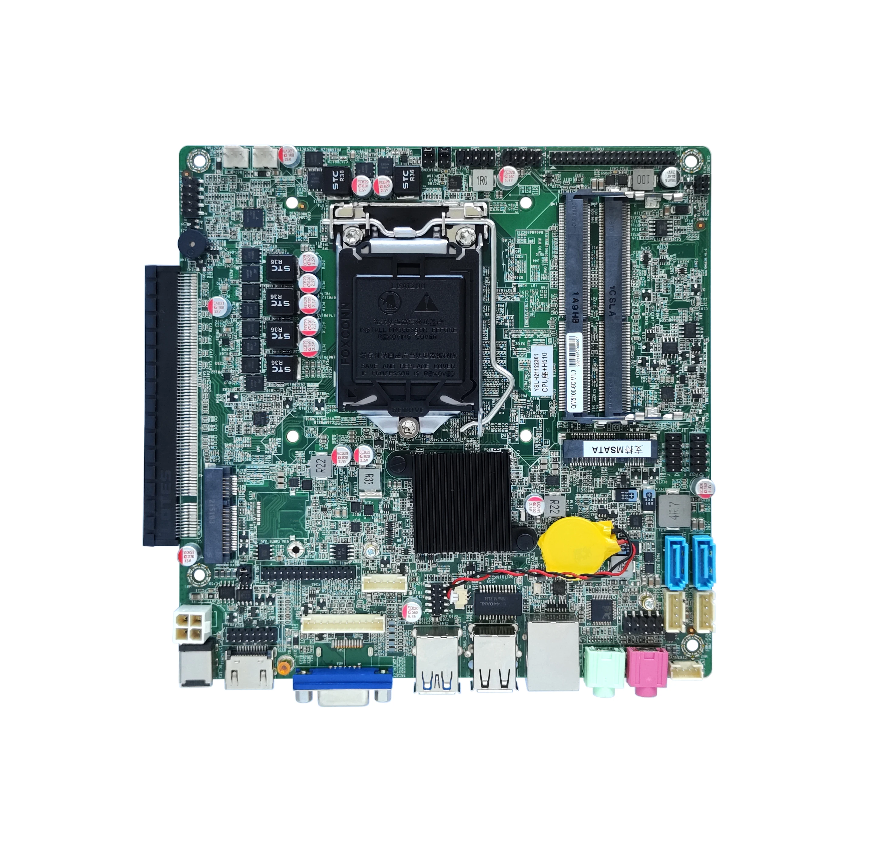 motherboard 1150 1200 NewTrends MINI ITX h510 Support LGA 1200 socket 10th generation Core i3-10100 ,i5-10400 ,i7-10700,i9-10900