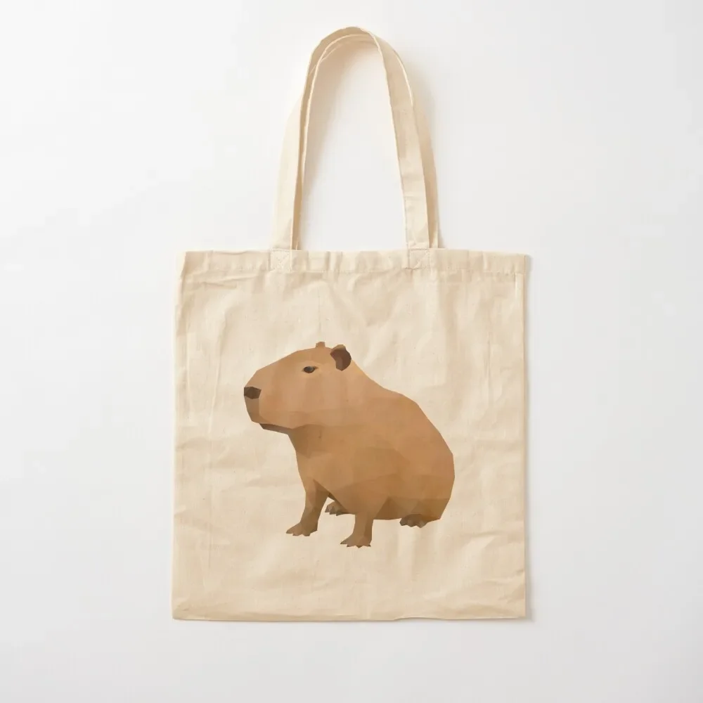 

Capybara Polygon Art Tote Bag Canvas bag Portable shopping bag