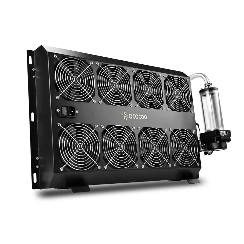 

All in one water cooling radiator with fans and pump 8 pcs cooling fan quiet water cooler for video card Integrated cooling kit