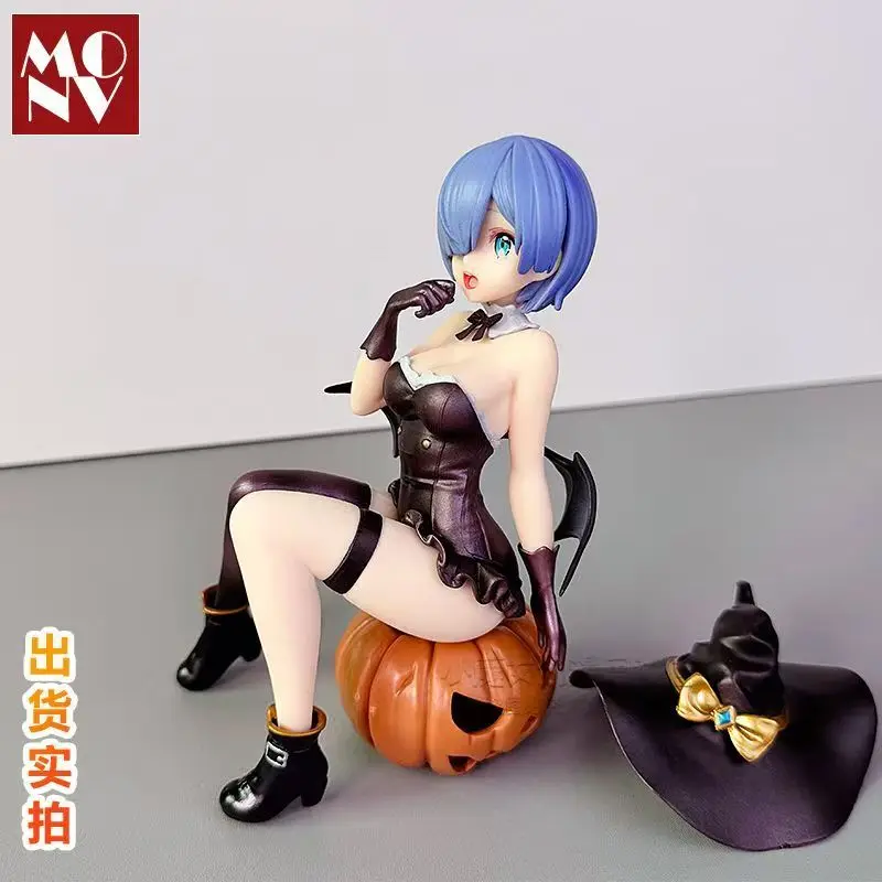 Rem Hallowmas Anime Figuren Pompoen & Duivel PVC Model Collectie Pop Tosy voor Kinderen Meisje Action Figure Gift Kerst Decor