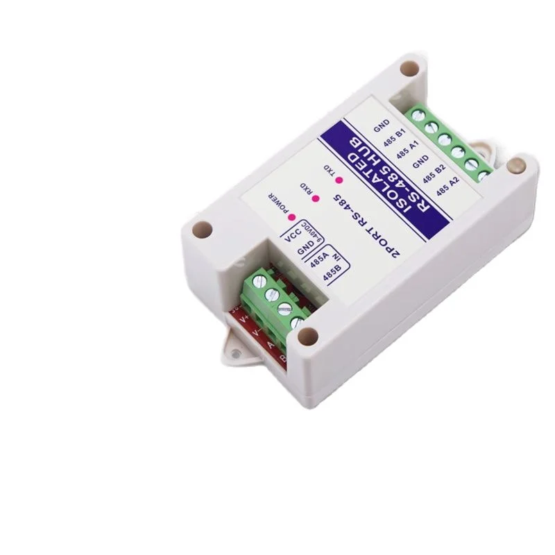 

485 repeater photoelectric isolation industrial grade RS485 hub 2-port signal amplifier anti-interference lightning protection