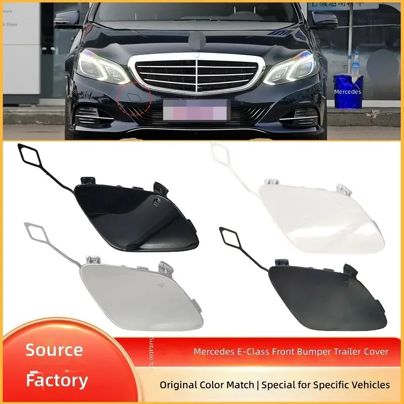 for Mercedes Benz E Class W212 2014 2015 Front Bumper Tow Hook Cover Trailer Eye Cap Trim 2128850526