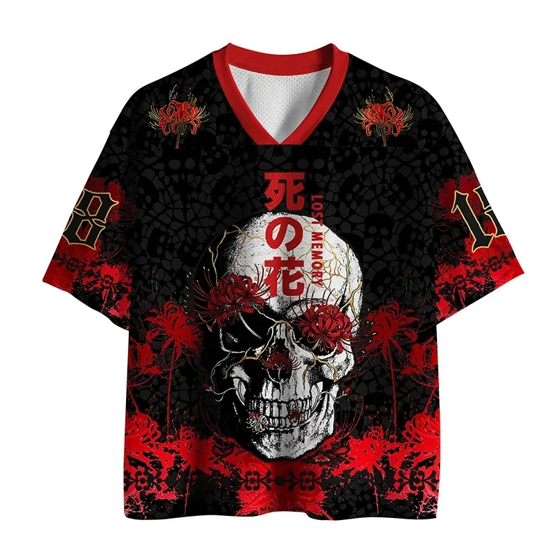 New Arrivals Dark Gothic Skull Spider Unisex Short Sleeve Tee Retro Aesthetic Loose Tee For Punk Street Party Daily Night Out