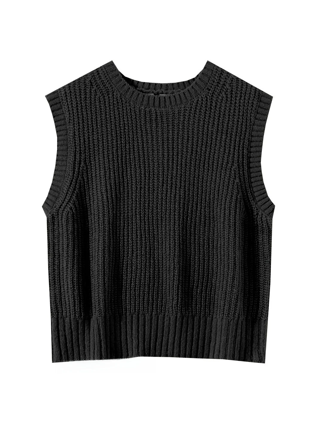 Camere Svel – gilet rond en mélange de laine tricoté pour femme, nouvelle collection automne-hiver 2021, couleur Sle pour les déplacements