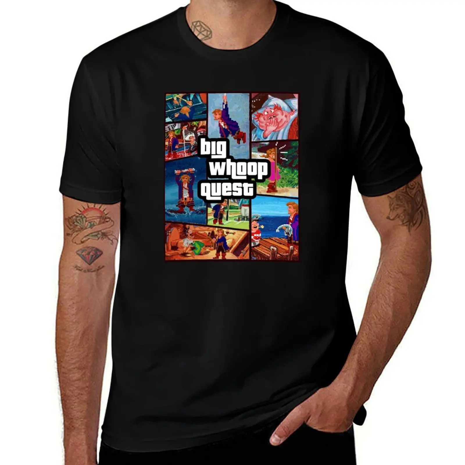 Big Whoop Quest T-Shirt Halloween Theme T-Shirt