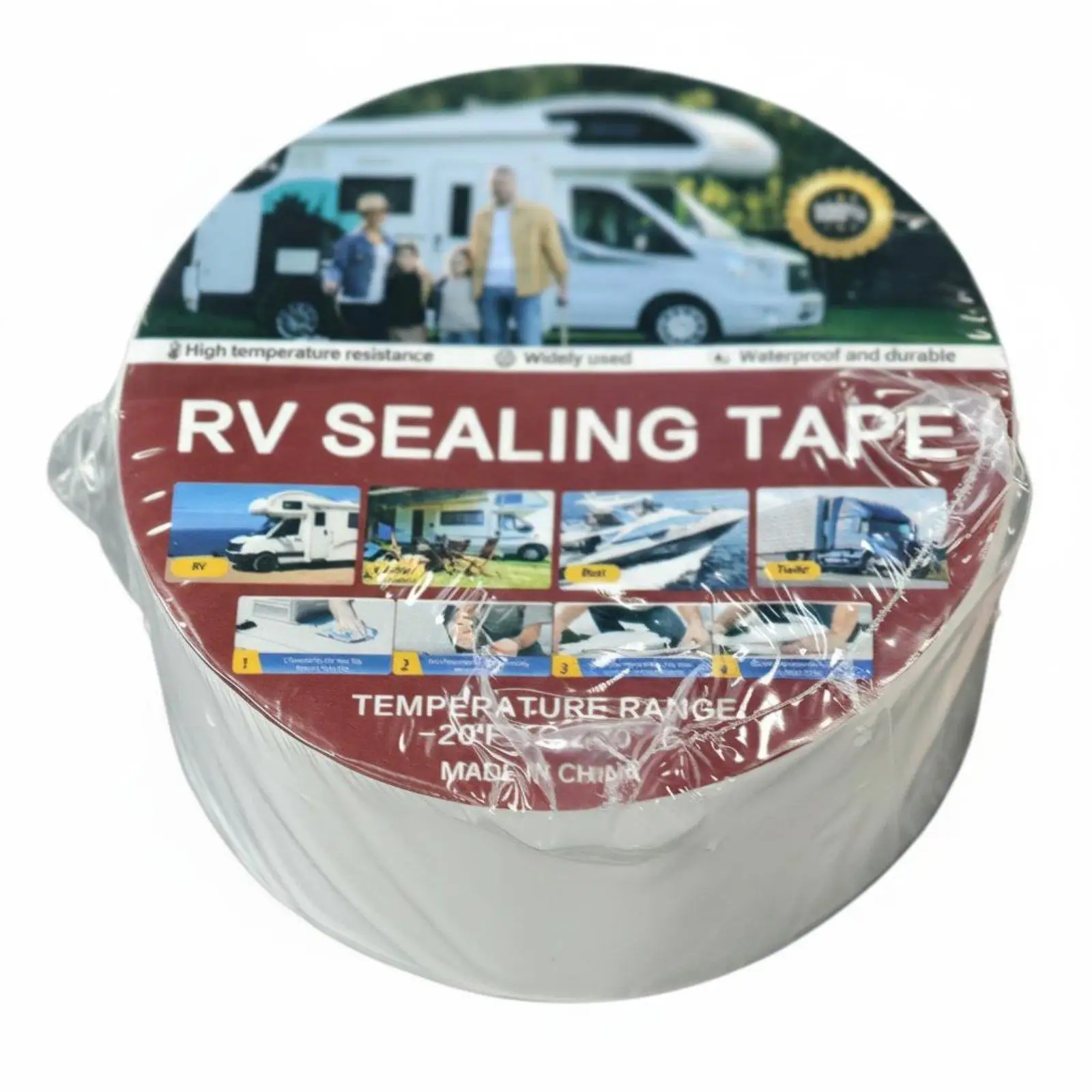 Waterproof Butyl Tape Strong Adhesive Roof Repair Sealant for Metal Rubber Roofing Boat Seam Leak Stop Weatherproof
