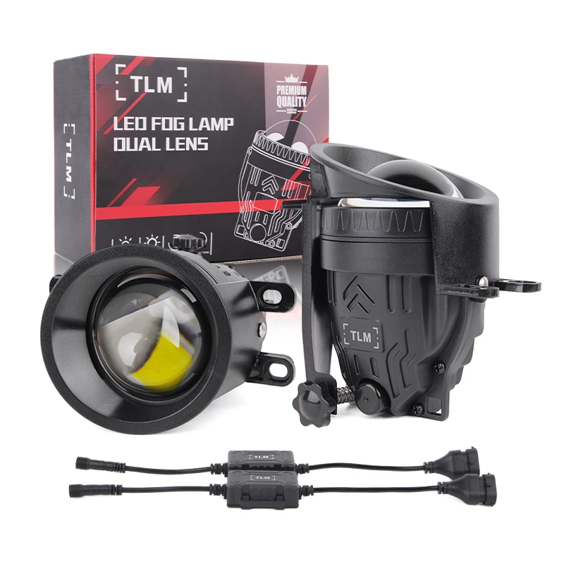 

Универсальный 3,0-дюймовый двойной светодиодный объектив проектора с охлаждающим вентилятором H11, противотуманный фонарь белого цвета 6000K, автомобильный фонарь IP68, водонепроницаемый для Toyota/Nissan