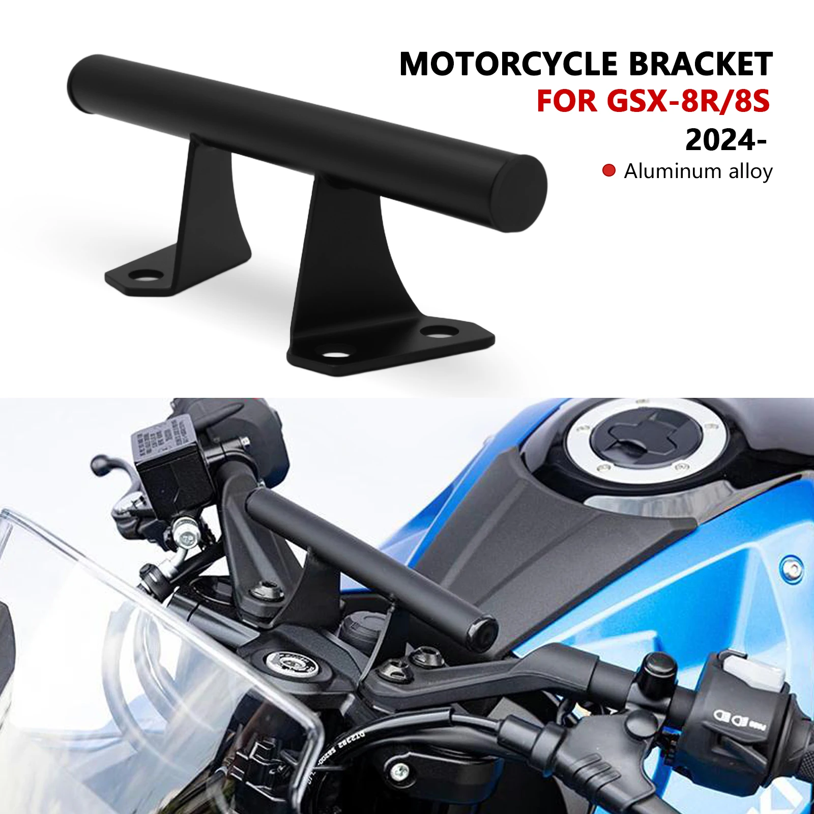 

Motorcycle Accessories CNC aluminum GPS Phone Holder Stand Navigation Extension Bracket For GSX-8R GSX8R GSX8S GSX-8S 2024 2025