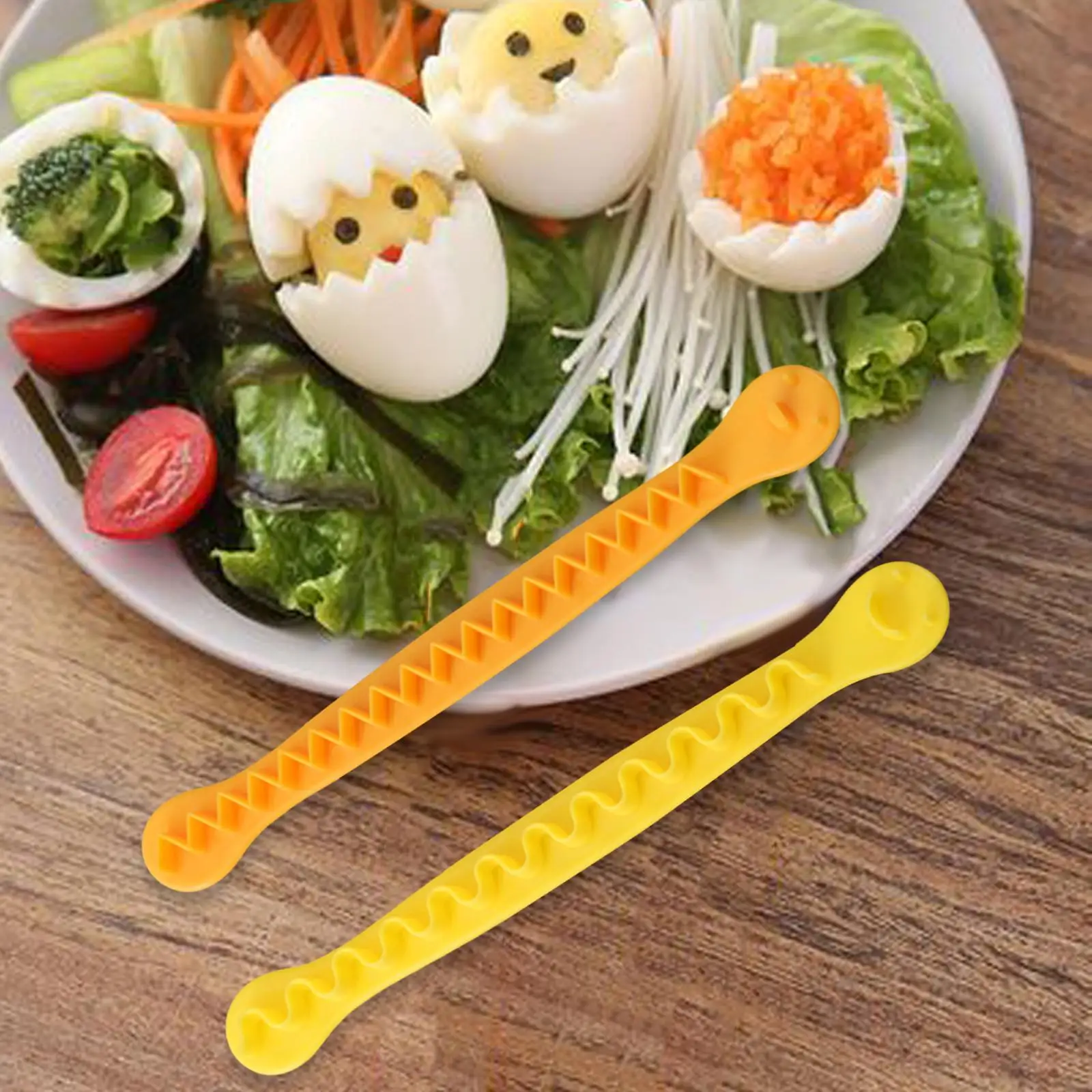 

2Pcs Eggs Carving Cutter Cooking Breakfast for Wonderful Gift Restaurant
