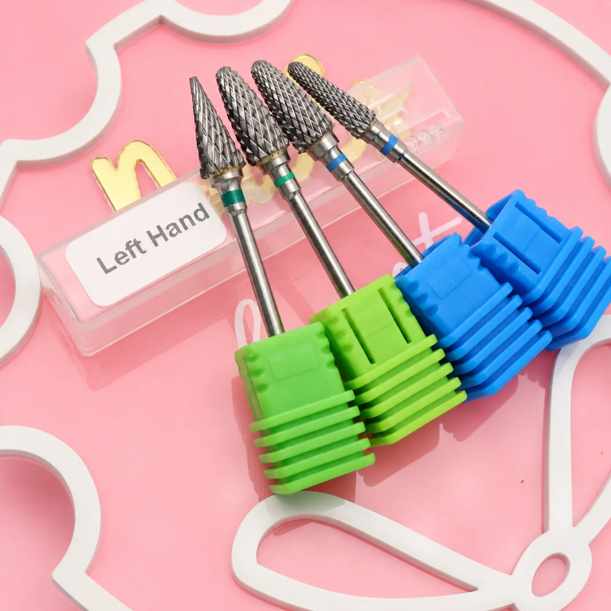 1Pcs Left-Hand Tungsten Steel Nail Polishing Head for Home Use High Value-for-Money Manicure Grinding Head Dead Skin Removal
