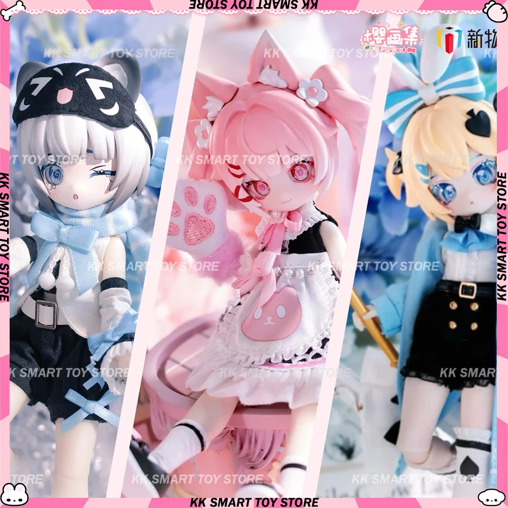 

Authentic Sakura Park 1/12 Bjd Start Again Series Blind Box Articulated Action Figure Cute Anime Figure Model Statue Gifts Toys