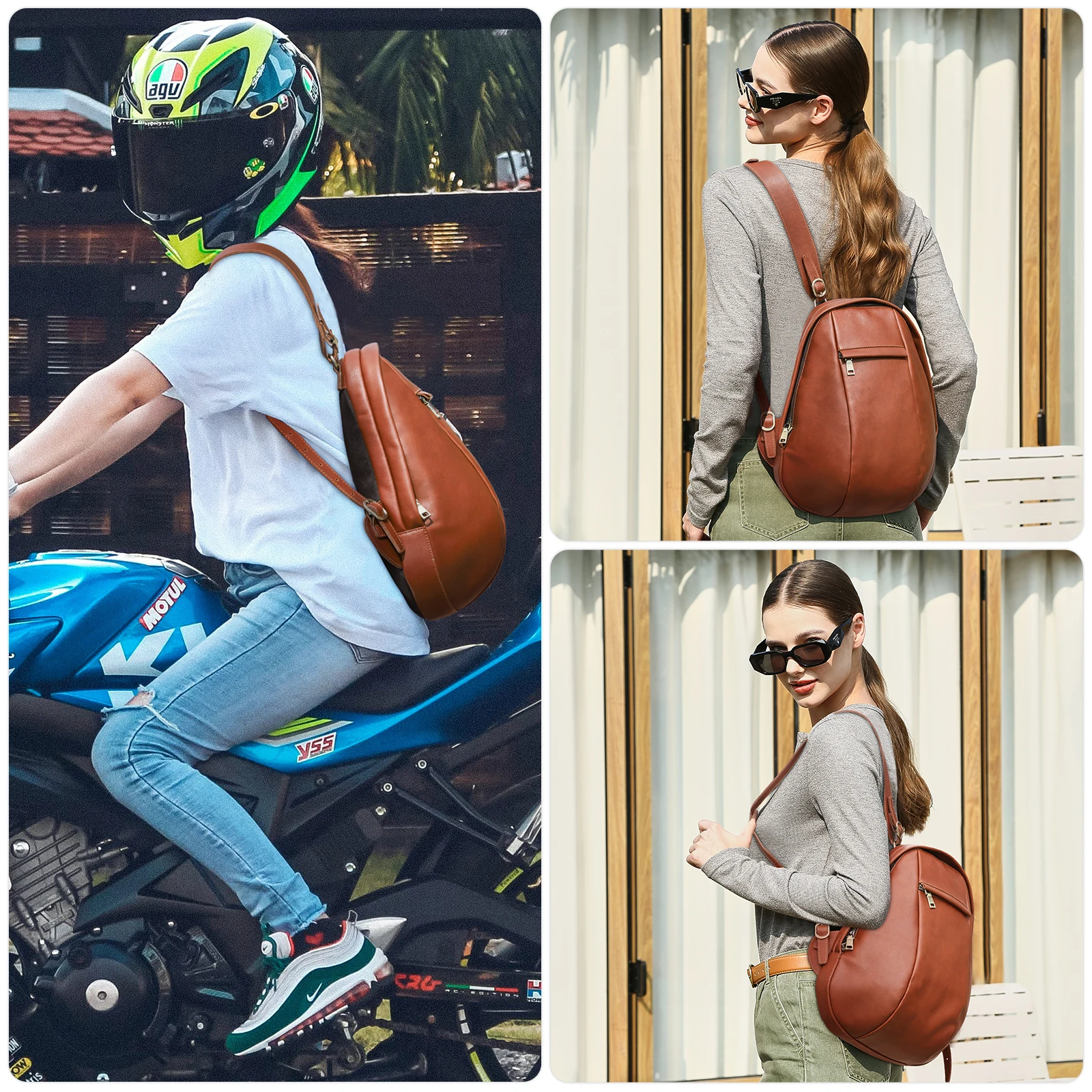 ติดต่อของแท้หนังกระเป๋าเป้สะพา - Luxury Bags That Fit Laptop บทวิจารณ์และราคา