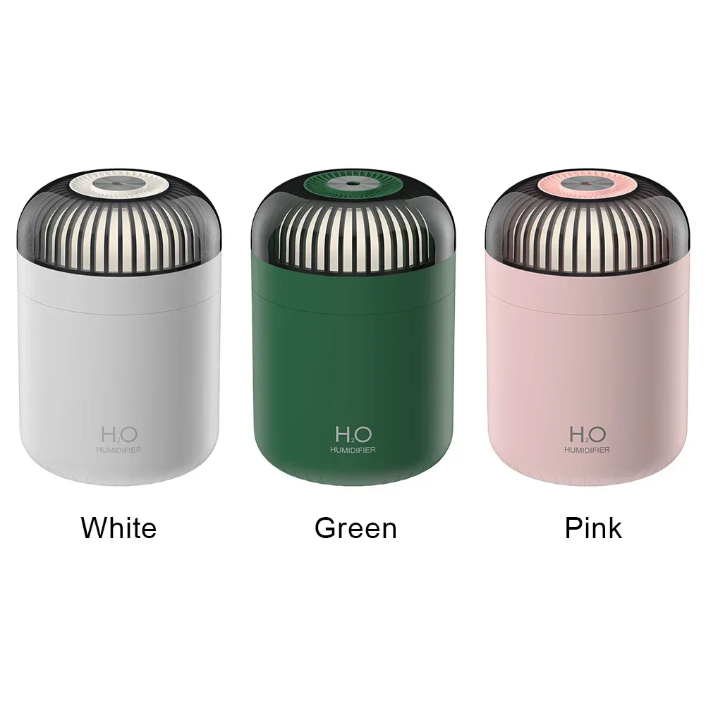 Mini Humidifier with Timer Small Humidifier for Bedroom 500ml USB Portable Personal Desktop Humidifier with 7 Colors Night Light