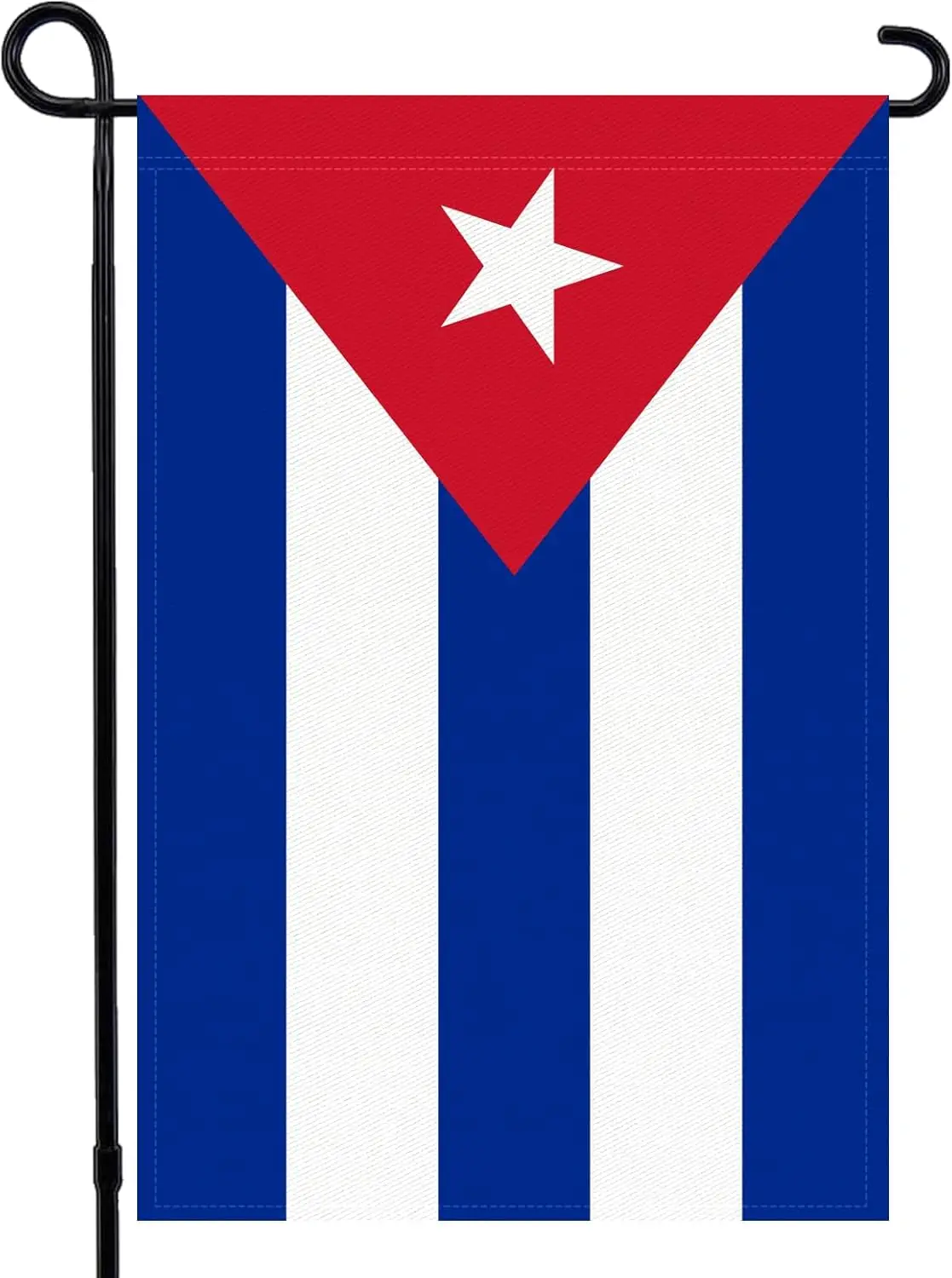 Cuba Garden Flag 12x18 Inch Double Sided 3 Ply Cuba Flags with Vivid Color for Outside Courtyard Parade Lawn Decor, Nation F SSL
