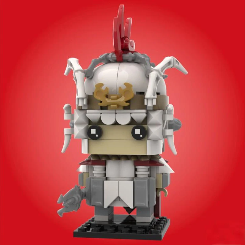 

172PCS MOC MOC Three Kingdoms Ma Chao Hero Figure DIY Model Building Blocks Ancient Chinese Warrior Birthday Toys Gift