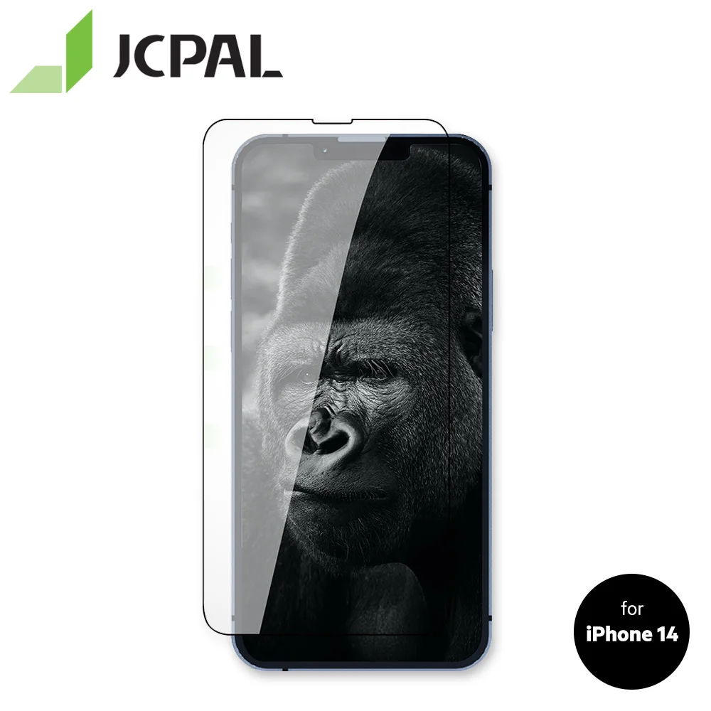 JCPAL Preserver Gorilla Tempered Glass Screen Protector by Corning Technology for iPhone 14 Plus Pro Max