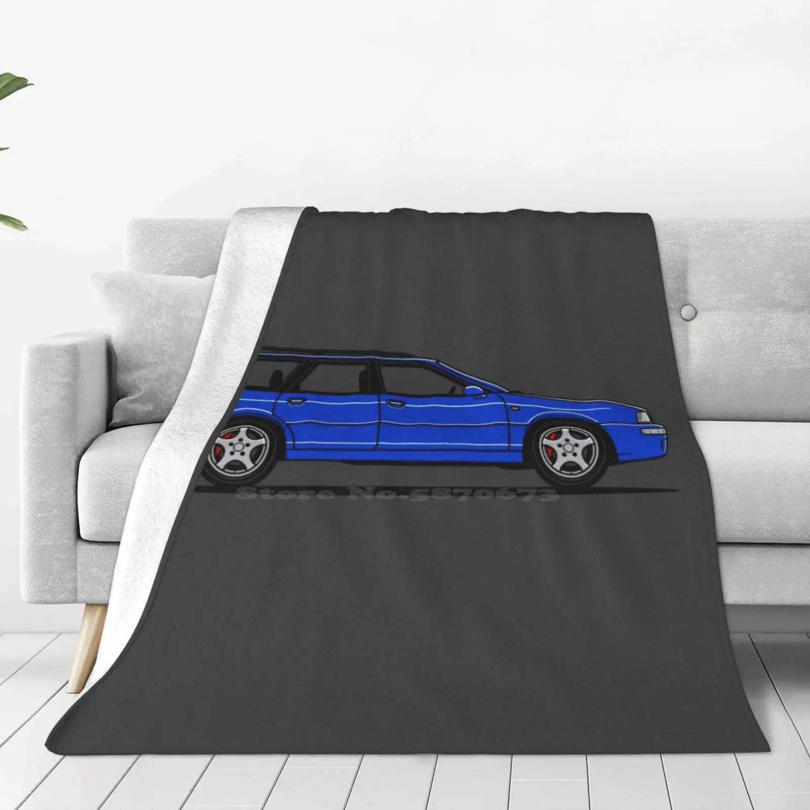 Rs2 Road Car New Arrival Fashion Leisure Warm Flannel Blanket Rs2 Avant German Car Sports Car Driver Classic Vintage Retro