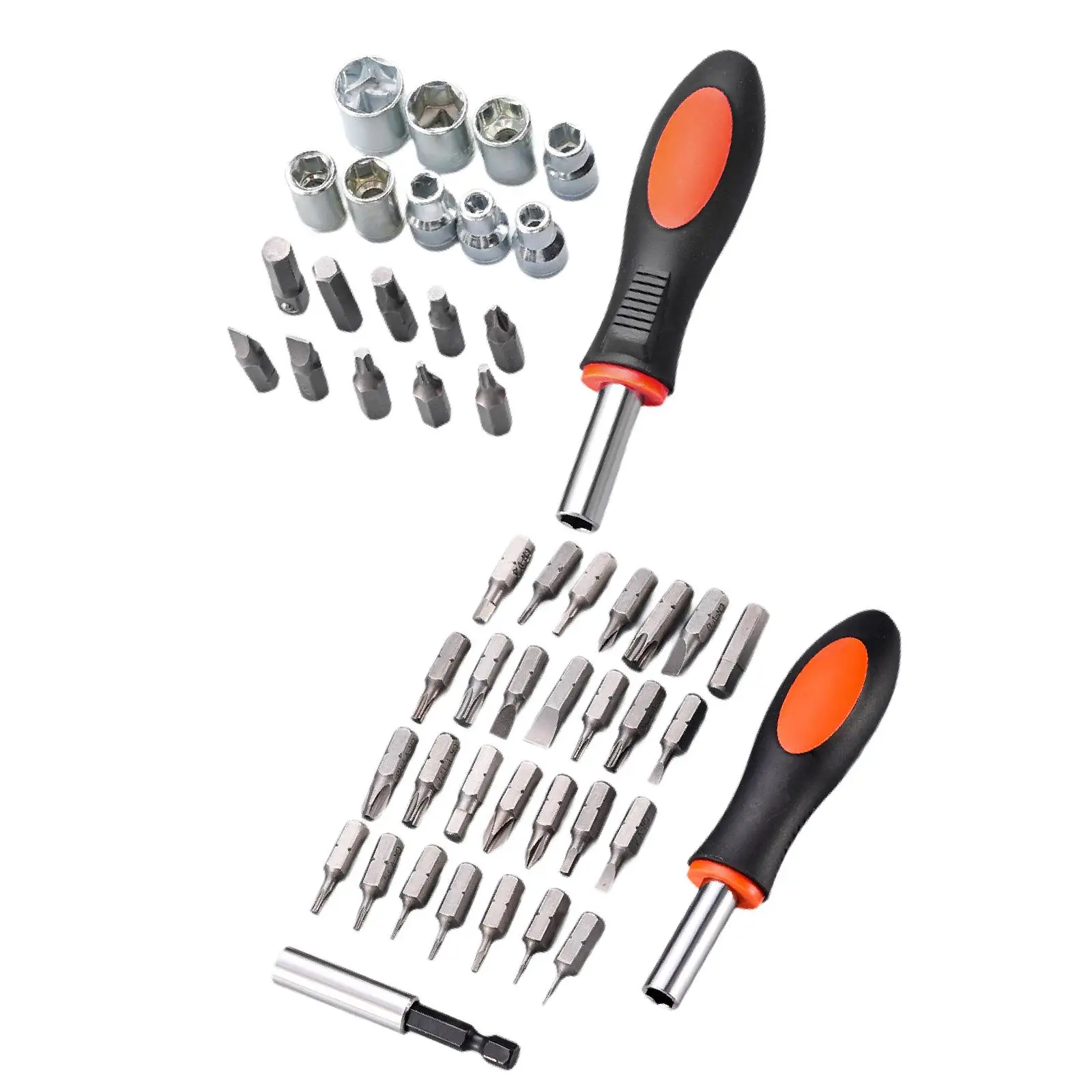 Ratcheting Screwdriver Set Sturdy Easy Use Steel Multifunctional with Ergonomic Handle Narrow Space Screwdriver Nut Driver