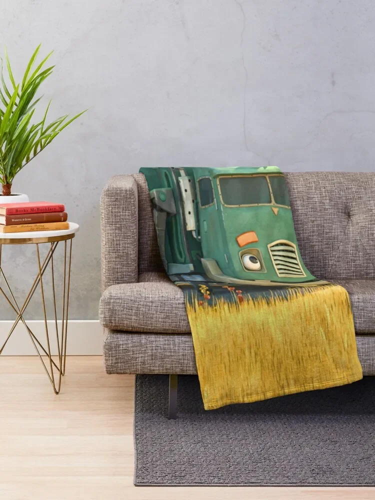 Funny Trash Truck gift for fans trash truck netflix Throw Blanket Thermal Blanket Warm Blanket Multi-Purpose wednesday