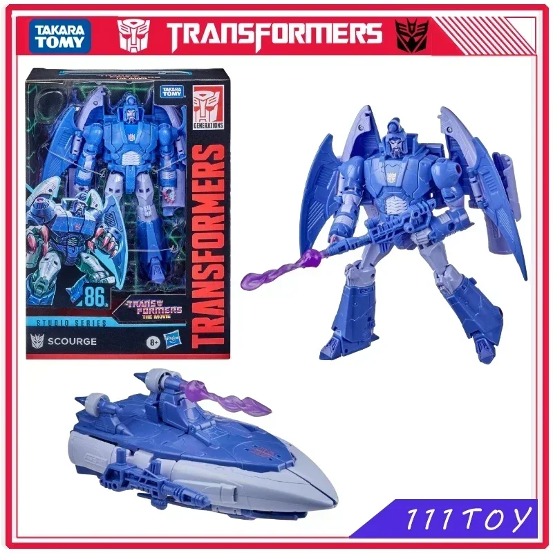 In Stock Takara Tomy The Movie1986 Transformers SS86-05 Voyager Class Scourge Anime Figure Robot Toy Action Figure Gifts Hobbies