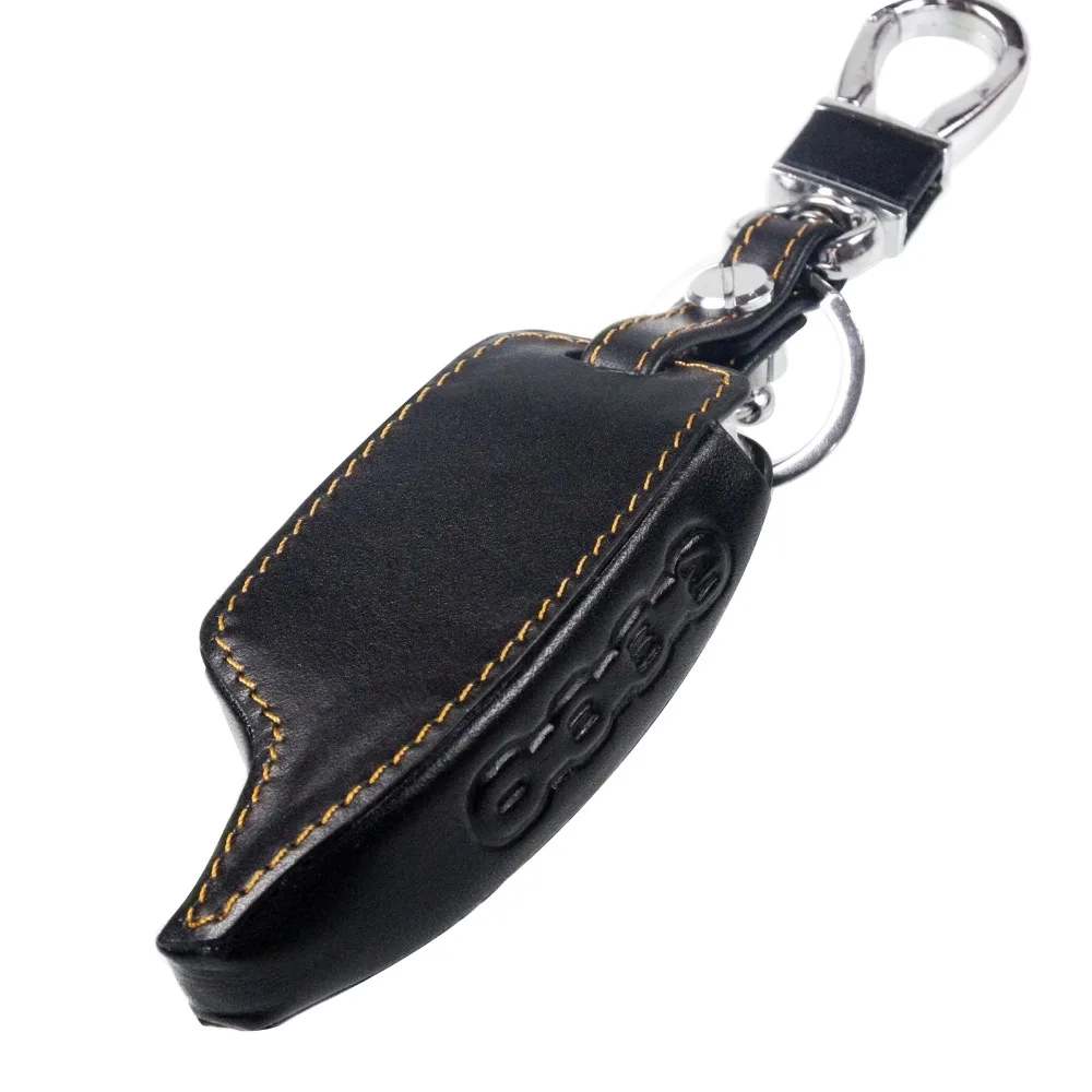 jingyuqin for Scher Khan Magicar 5/6 Leather Case For Scher-khan Magicar M5 M6 LCD Alarm Remote Keychain Cover Protector