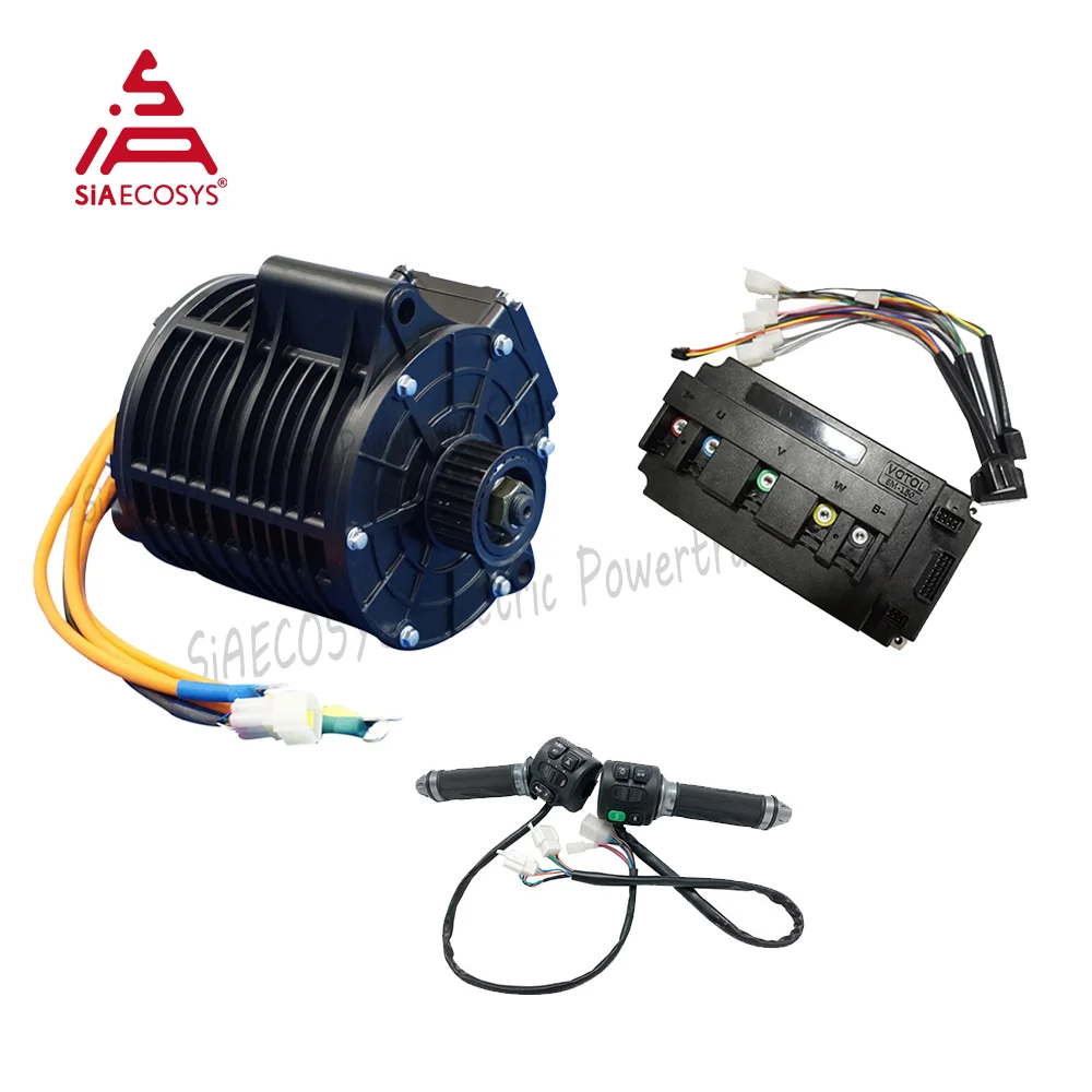 

QSMOTOR QS138 3000 Вт 72 В 100 кВт/ч V2 двигатель среднего привода с контроллером Votol EM150 150 А