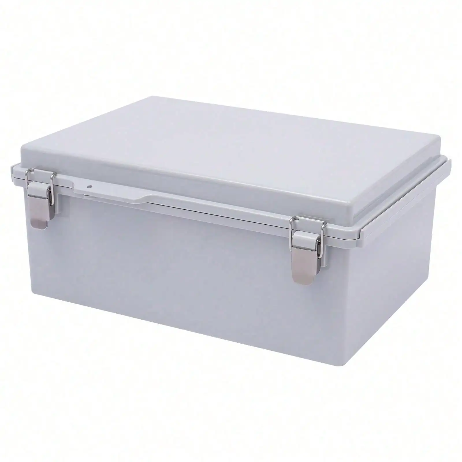 IP67 Waterproof ABS, Stainless Steel Distribution Box Enclosure Hinged Plastic Shell Electronics & Instrument Enclosure
