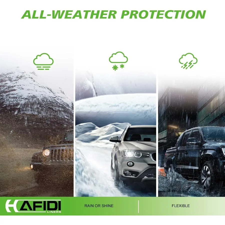 مجموعة سجادات أرضية السيارة من مادة TPE AllWeather ومجموعة بطانة البضائع لنماذج Nissan Kicks SV SR لعام 2025 مع ملحقات مسند الظهر والسطح العلوي C