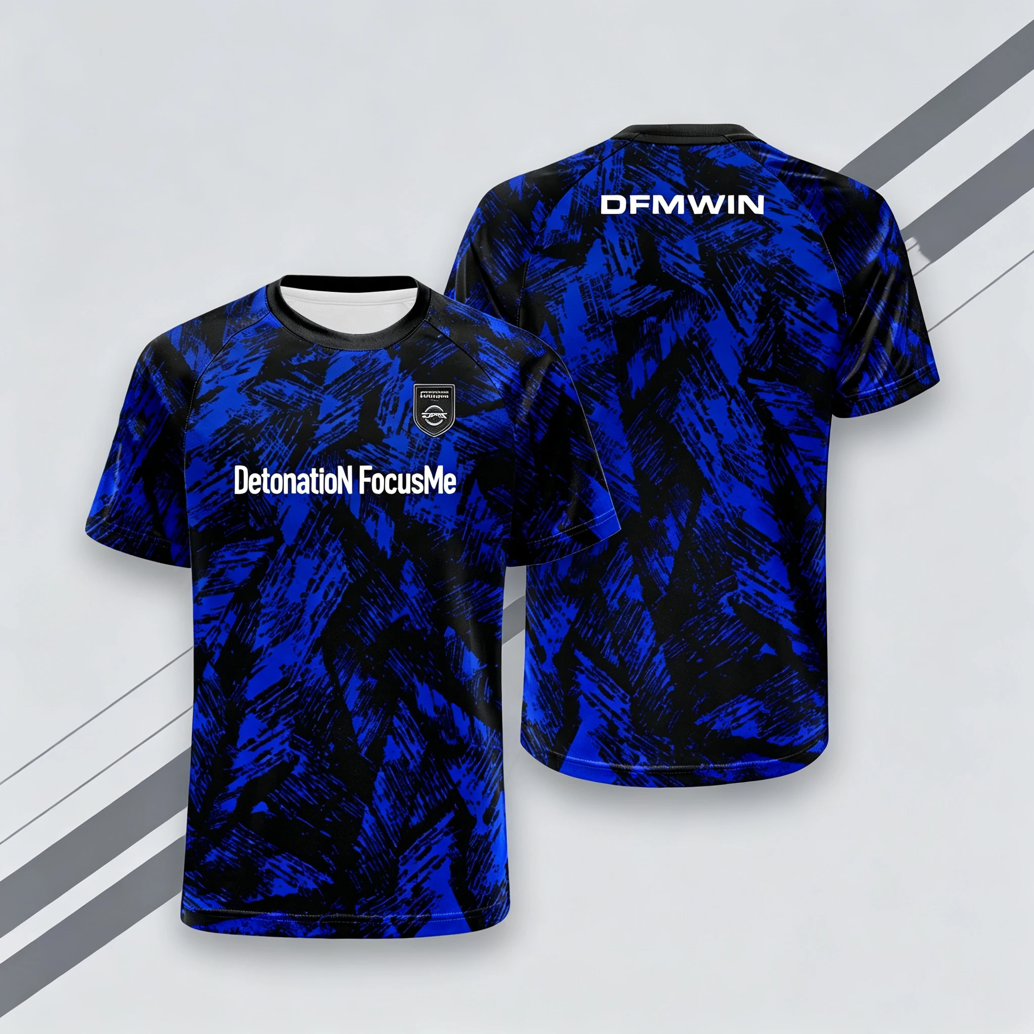 2026 DFM ESports Club Team Jersey T-Shirt Digital Print Pattern Valorant LOL Csgo Short Sleeve T-Shirt plus size