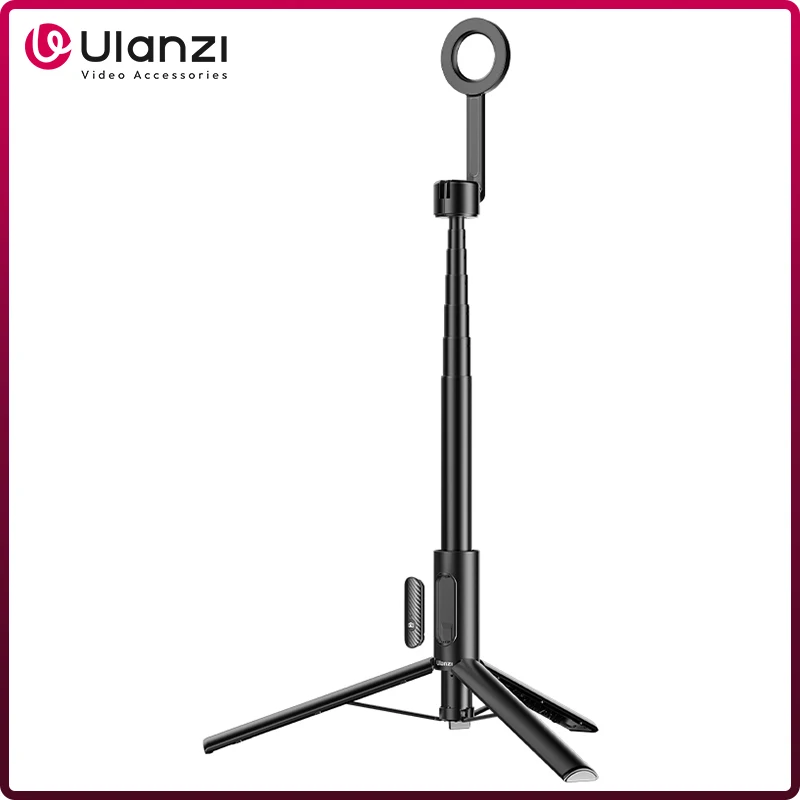 Ulanzi MG-002 Max Magnetic Phone Selfie Stick Tripod with Remote 1.64m Extendable Selfie Tripod for iPhone Magsafe Livestreaming