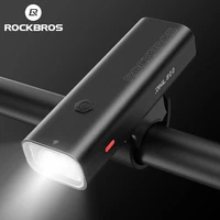 ROCKBROS Luz de bicicleta tipo C lámpara frontal de carga faro linterna ultraligera luz de bicicleta 800LM