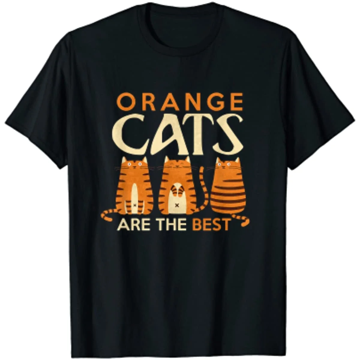 

Funny Orange Cats Are The Best Cat Mom T Shirt T-Shirt Oversized T Shirt T Shirts for Men Women Cotton Four Seasons Tees