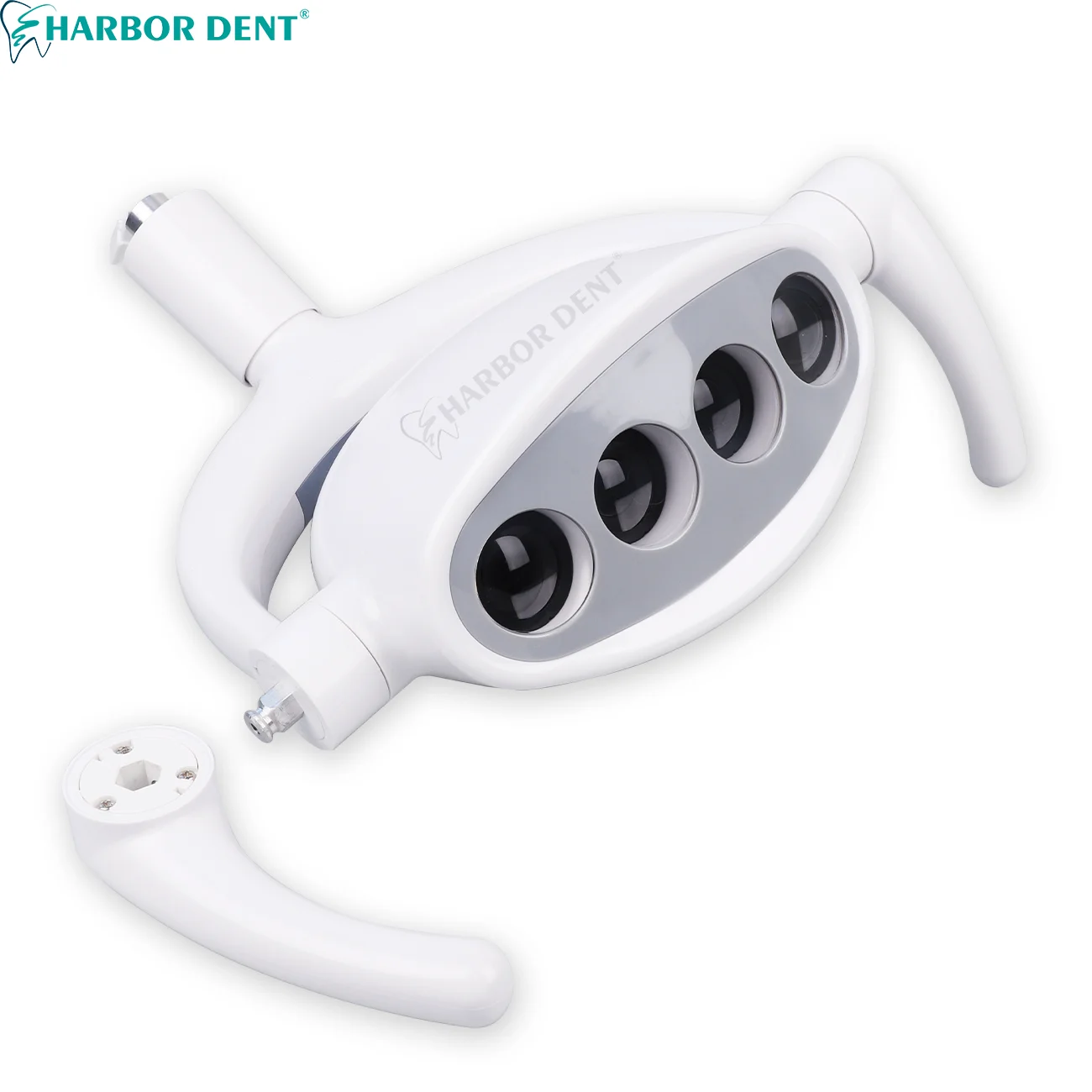 Adjustable Dental 4LED Oral Light With Manual switch 15W Power Induction Lamp For Dentistry Chair Unit Equipment