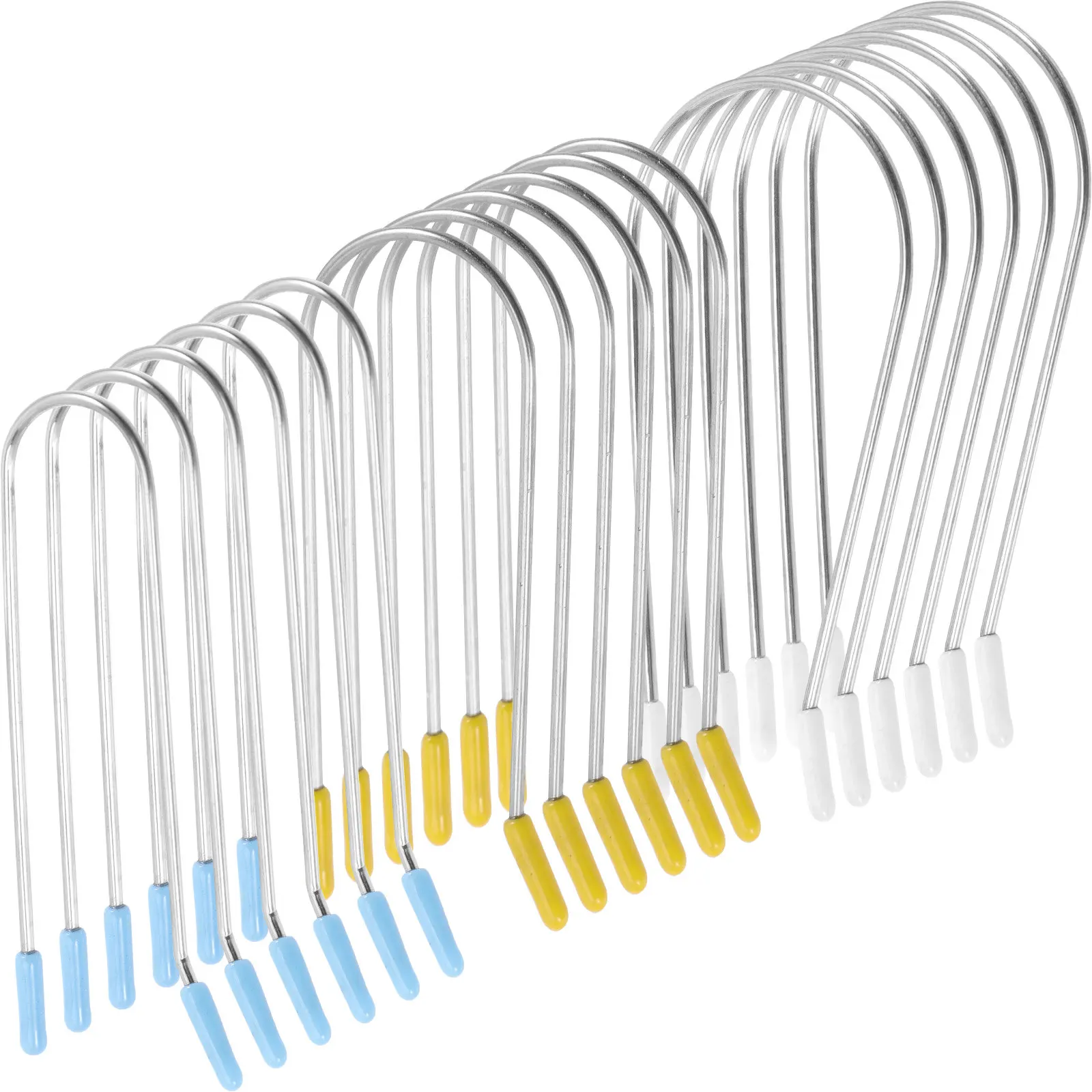 

24Pcs Hot Roller Clips Hair Curler Clips Replacement Stainless Steel for Home Styling Curlers Pins Suitable for All Hair Types