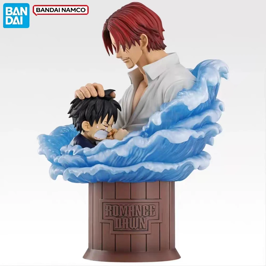 Bandai Spirits One Piece Ichibansho Revible Moment Shanks & Luffy Collectible Model Desktop Display Anime Figure In Stock