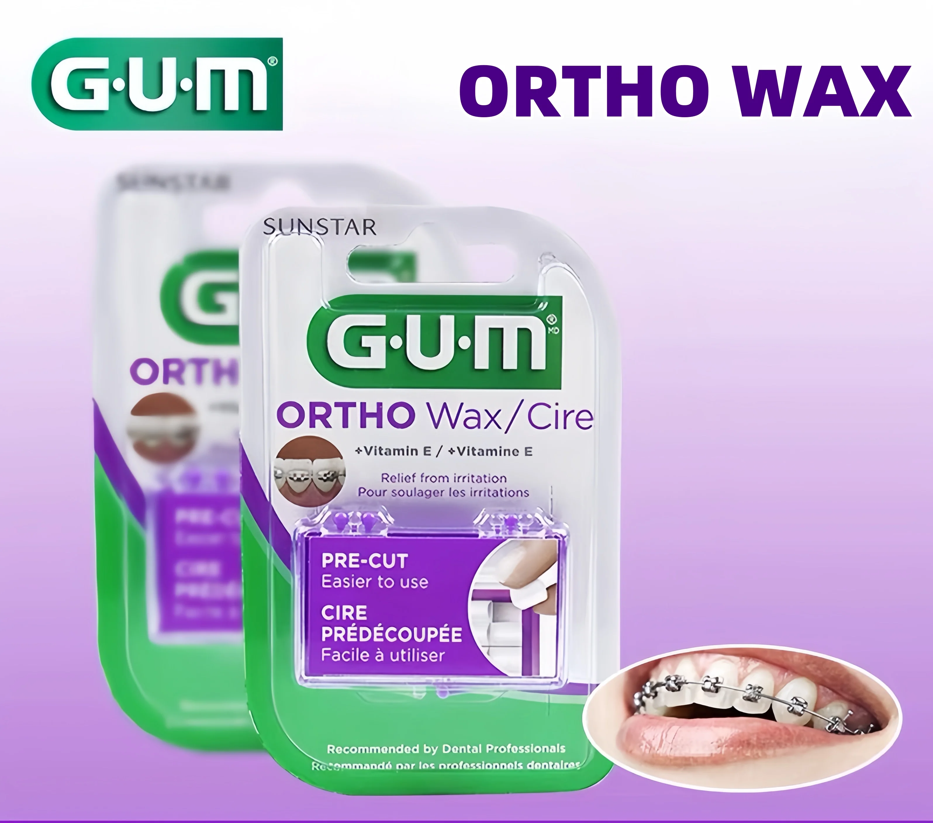 Dental Orthodontic Ortho Wax for Braces Bracket Gum Teeth Irritation Relief Mouth Pain Teeth Whitening Hygiene Tool