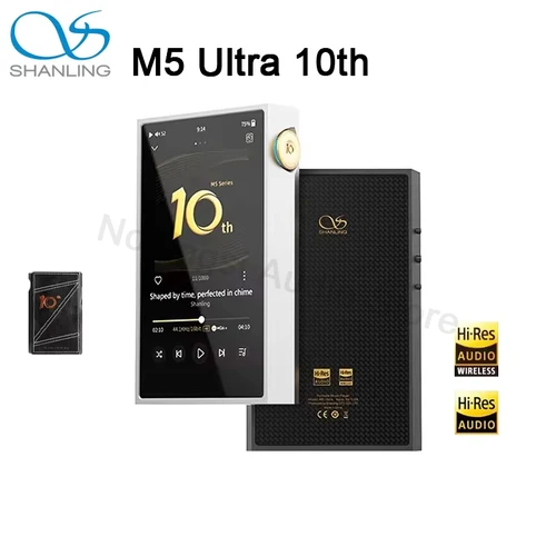 SHANLING M5 Ultra 10. ° reproductor de MP3 reproductor de música portátil HIFI Audio de alta resolución reproductor de MP3 Bluetooth Walkmen AK4191EQ AK4499EX Chips