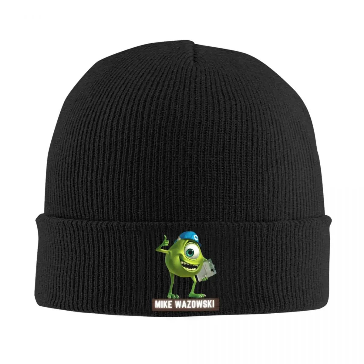 Mike Wazowski Bonnet sombreros sombrero de punto hombres mujeres Casual térmico elástico Beanie sombreros Otoño Invierno Kpop gorra personalizada
