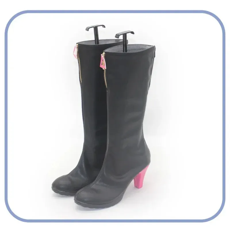 

AZki Vtuber Реквизит для косплея Аксессуары в стиле аниме Обувь из искусственной кожи Хэллоуин Карнавальные ботинки на заказ; 4'b,5;y,8