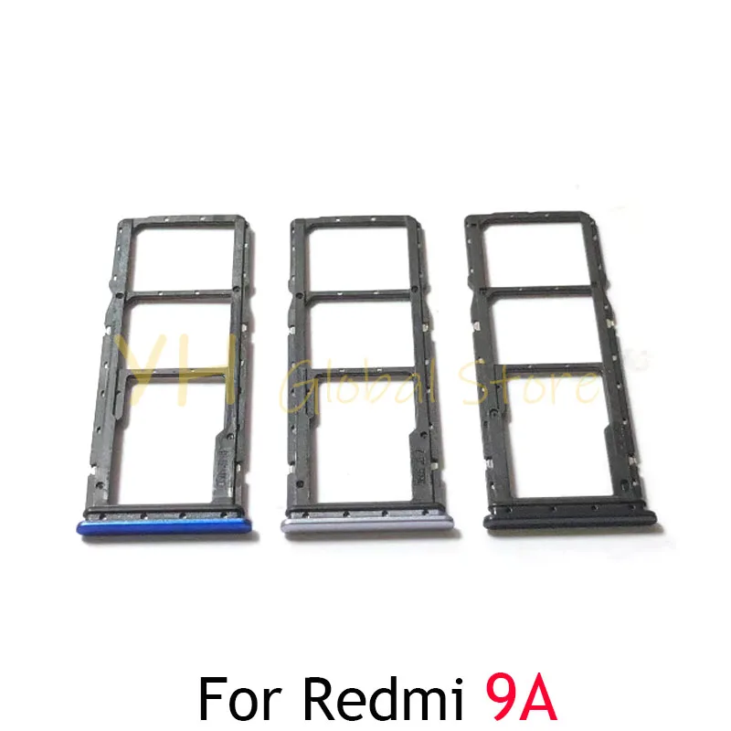 20PCS For Xiaomi Redmi 9A 9C 9 Sim Card Slot Tray Holder Sim Card Repair Parts