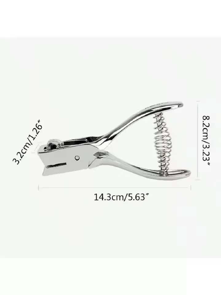Oval Shape Hole Punch Manual PVC Card Punch Slot Hole Puncher Photo Badge Tag Card Making Scrapbooking Tool Office Statio