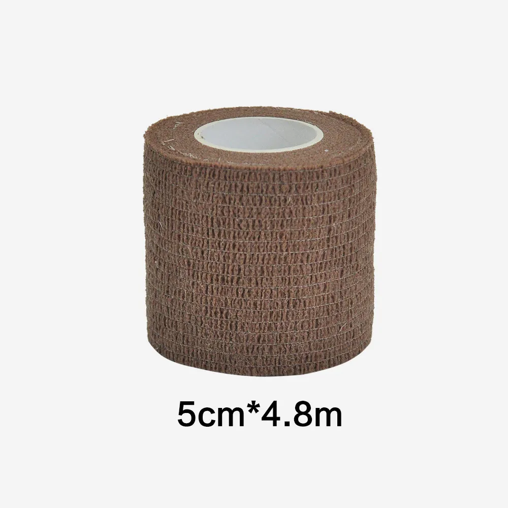 Brown sports Elastic Tattoo Grip Bandage Wraps Tapes Nonwoven Waterproof Self Adhesive Finger Protection Tattoo Accessories