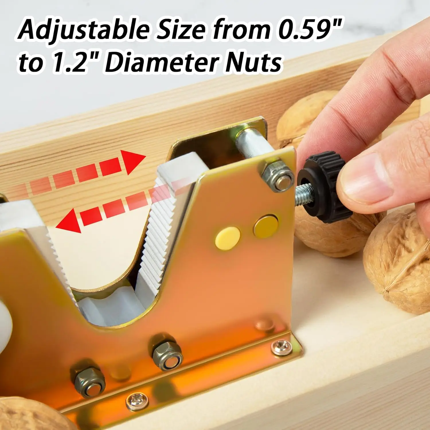 دليل كسارة البندق ملقط الجوز الثقيلة كسارة الجوز المكاديميا البقان الجوز الجوز المفرقع أداة فتاحة آلة تقشير للبندق #2