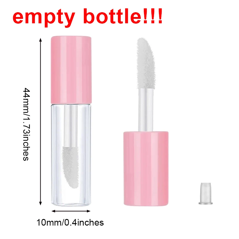 50/100/200pcs 1.2ML Empty Lip Gloss Tube Plastic Refillable Bottles Liquid Lipstick Container lipgloss Sample Bottle