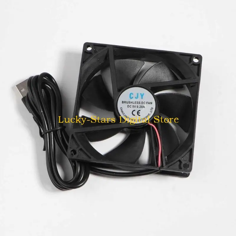 

T3EE 90mm Fan 5V Power Supply PC Radiating 9025 Case Fan Cooling Blower for Computer Box/AV Cabinet/Router Multi-Way
