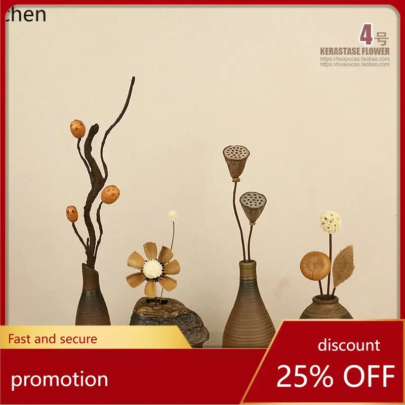 

HXL Living Room Home Decor Storage Rack Multi-Treasure Cabinet Display Cabinet Style Decoration Ornament Small Vase