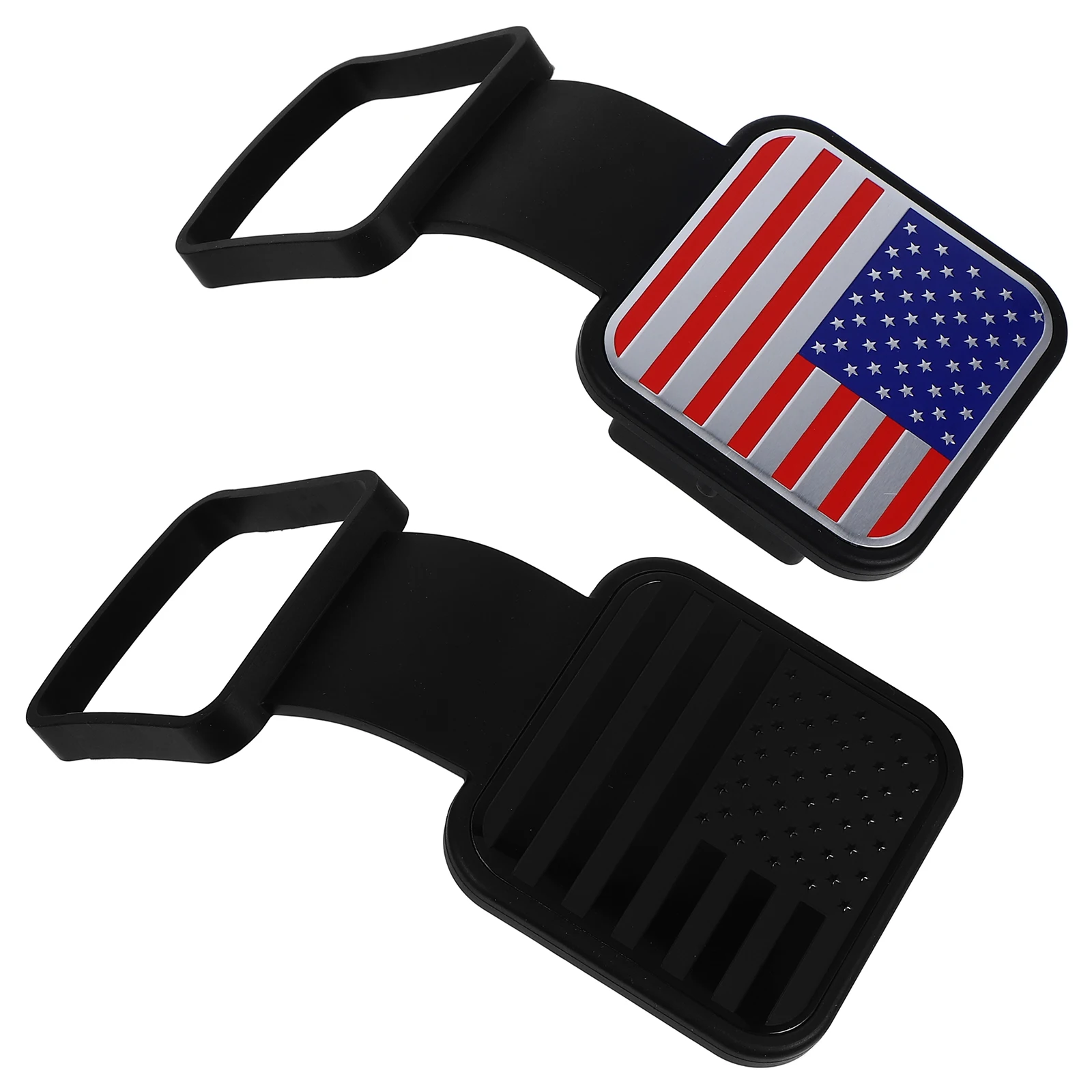 

4pcs Trailer Car Tow Cover Replacement Durable Rubber Easy Install Remove Wear Resistant Fit Various Trailers Receiver
