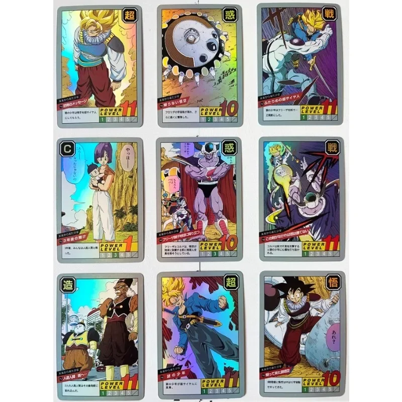 54 Stks/set Drakenbal Vechten Tegen De Vijfde Bom Zelf Gemaakte Refractie Raster Flash Card Anime Klassiekers Spel Collectie Kaarten Speelgoed Cadeau