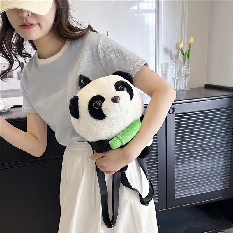 Sac à dos en peluche KrasnoPlush pour enfants et adultes, bandoulière réglable, poupées de dessin animé Kawaii, cadeaux, tendance de la mode, 2025